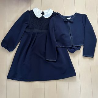 ユナイテッドアローズグリーンレーベルリラクシング(UNITED ARROWS green label relaxing)の☆★グリーンレーベルリラクシング 115cm ワンピース ＆ ボレロ★☆入学式(ドレス/フォーマル)