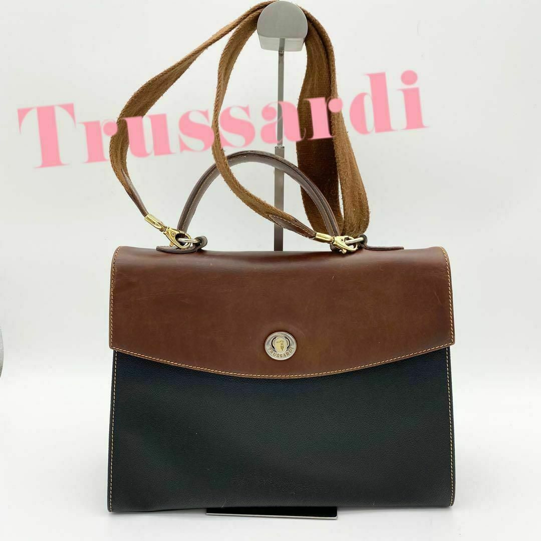 Trussardi(トラサルディ)の【美品】Trussardi トラサルディ バック ショルダー レディースのバッグ(ハンドバッグ)の商品写真