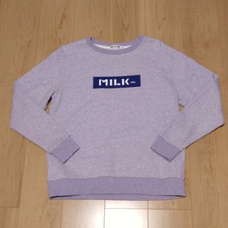 ミルクフェド(MILKFED.)の未使用☆MILKFED.☆ミルクフェド☆長袖スウェットトレーナー☆Mサイズ(トレーナー/スウェット)