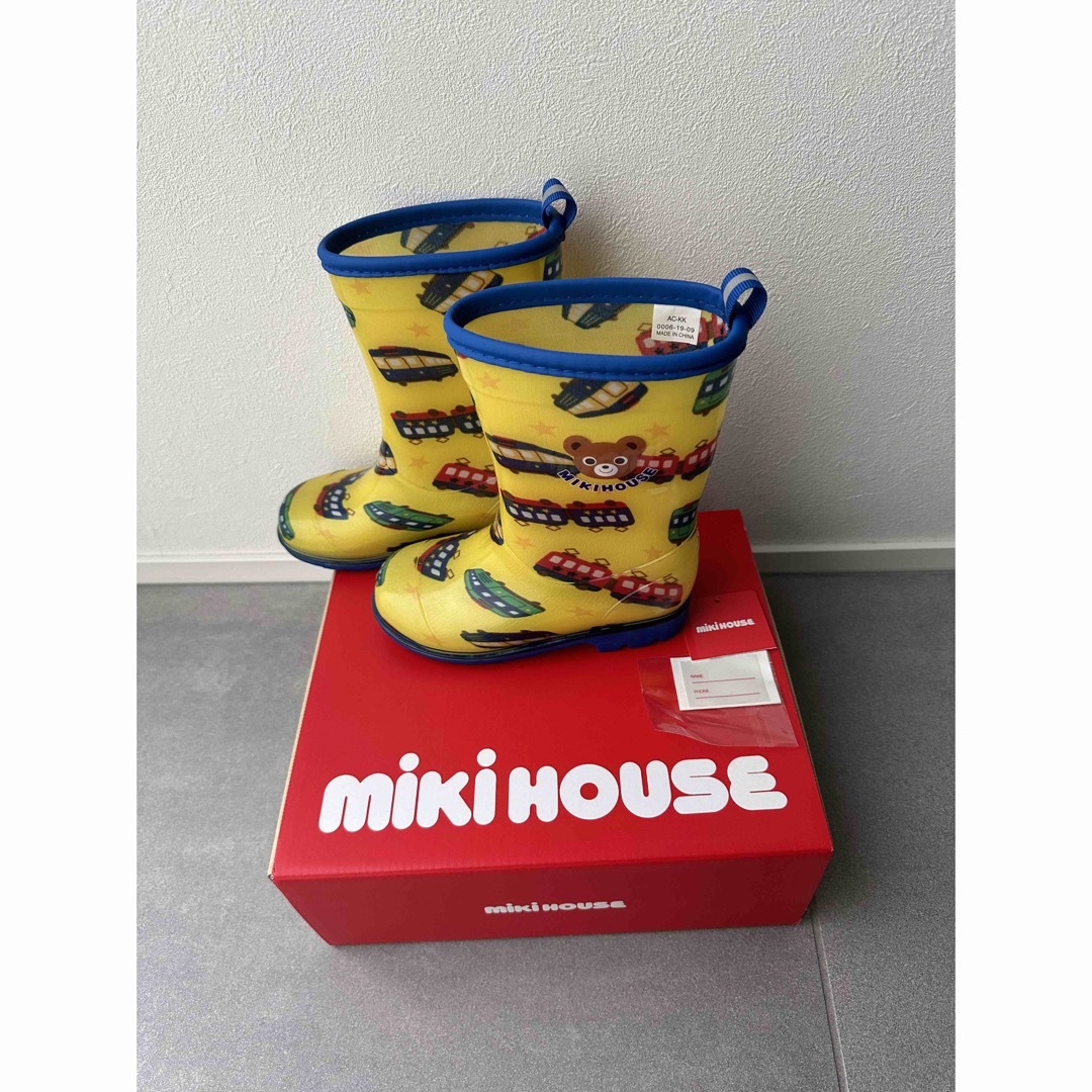 mikihouse(ミキハウス)のミキハウス　長靴　未使用　サイズ17 キッズ/ベビー/マタニティのキッズ靴/シューズ(15cm~)(長靴/レインシューズ)の商品写真