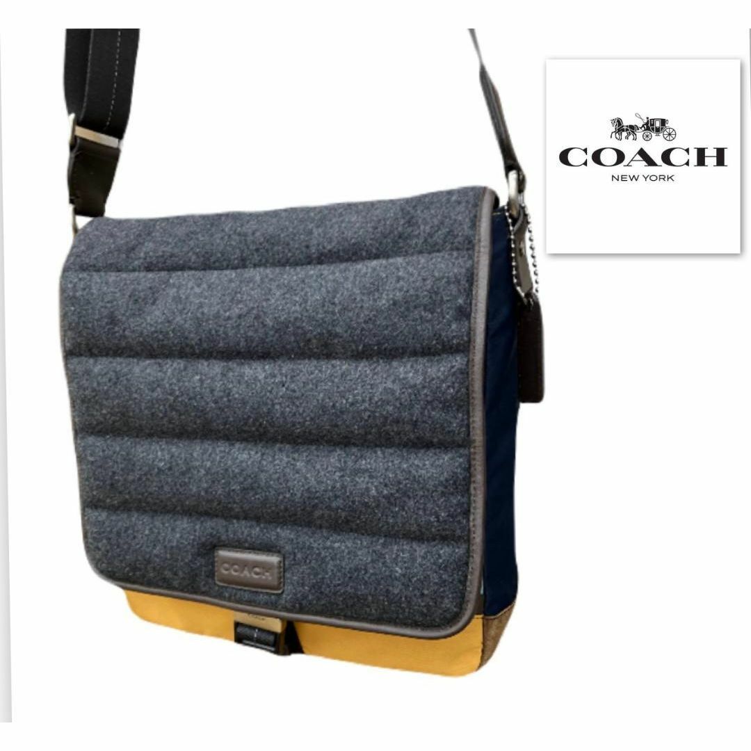 COACH(コーチ)の【美品】COACH　コーチ　メンズ　 ショルダーバッグ メンズのバッグ(ショルダーバッグ)の商品写真