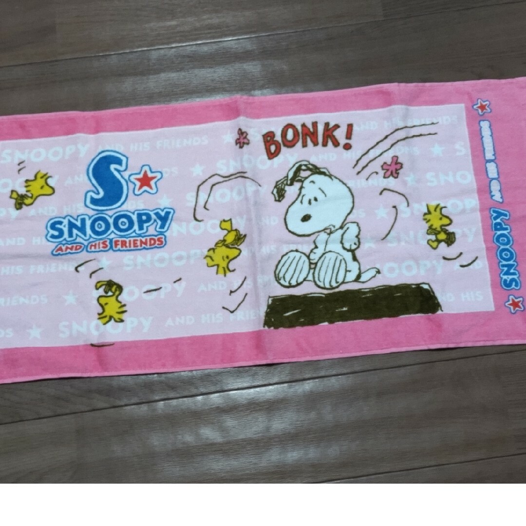 SNOOPY(スヌーピー)のスヌーピーフェイスタオル３枚セット エンタメ/ホビーのアニメグッズ(タオル)の商品写真