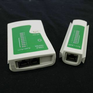 LANケーブルテスター (RJ45 RJ11 RJ12対応) 収納ケース付(その他)