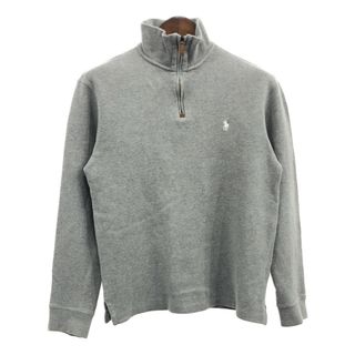 ポロラルフローレン(POLO RALPH LAUREN)のPolo by Ralph Lauren ポロ ラルフローレン ハーフジップ ドライバーズニット セーター ワンポイントロゴ (メンズ S) 中古 古着 Q2248(ニット/セーター)