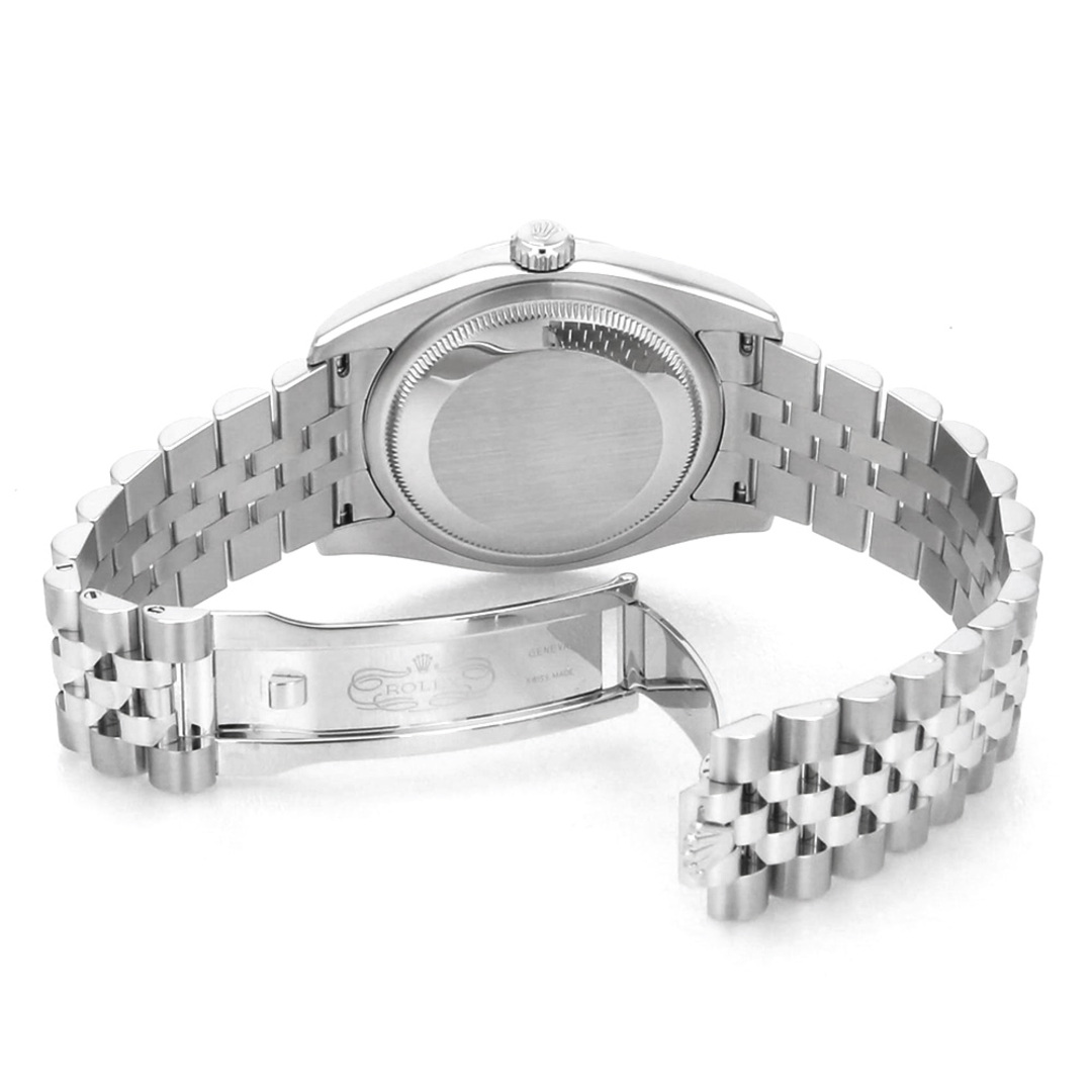ROLEX(ロレックス)のロレックス デイトジャスト 10Pダイヤ 116234G シルバー 彫りコンピューター 5列 ジュビリーブレス M番 メンズ 中古 腕時計 メンズの時計(腕時計(アナログ))の商品写真