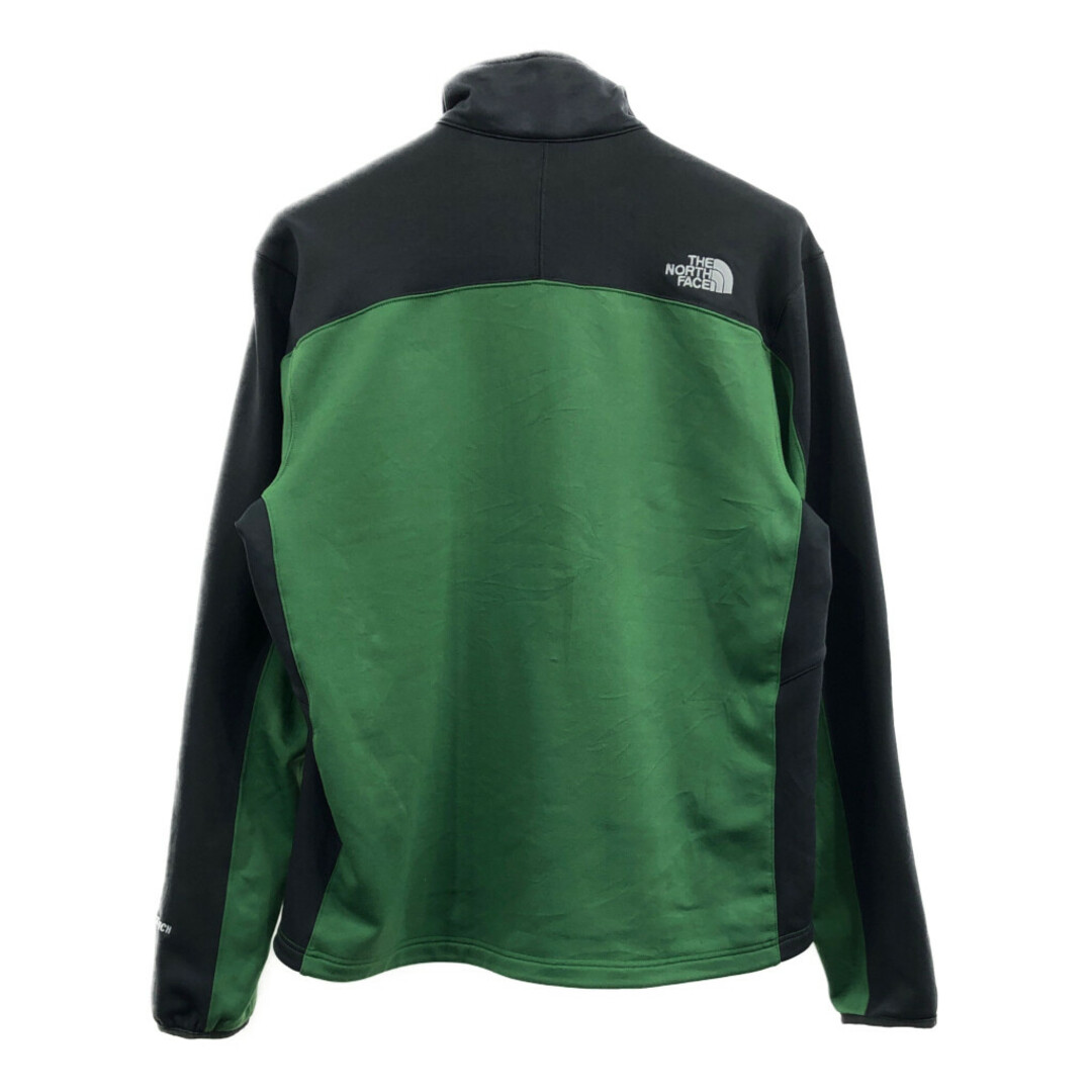 THE NORTH FACE(ザノースフェイス)のTHE NORTH FACE ノースフェイス ソフトシェルジャケット アウトドア グリーン (メンズ L) 中古 古着 Q2250 メンズのジャケット/アウター(その他)の商品写真