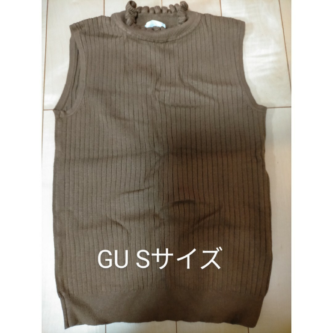 GU(ジーユー)のGU  ノースリーブニット レディースのトップス(カットソー(半袖/袖なし))の商品写真