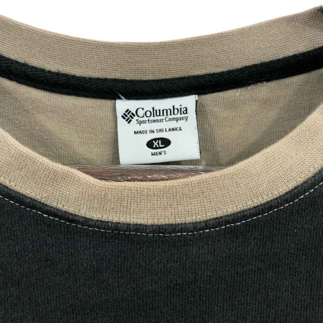 Columbia(コロンビア)のColumbia コロンビア 長袖Ｔシャツ アウトドア ワンポイントロゴ グレー (メンズ XL) 中古 古着 Q2254 メンズのトップス(Tシャツ/カットソー(七分/長袖))の商品写真