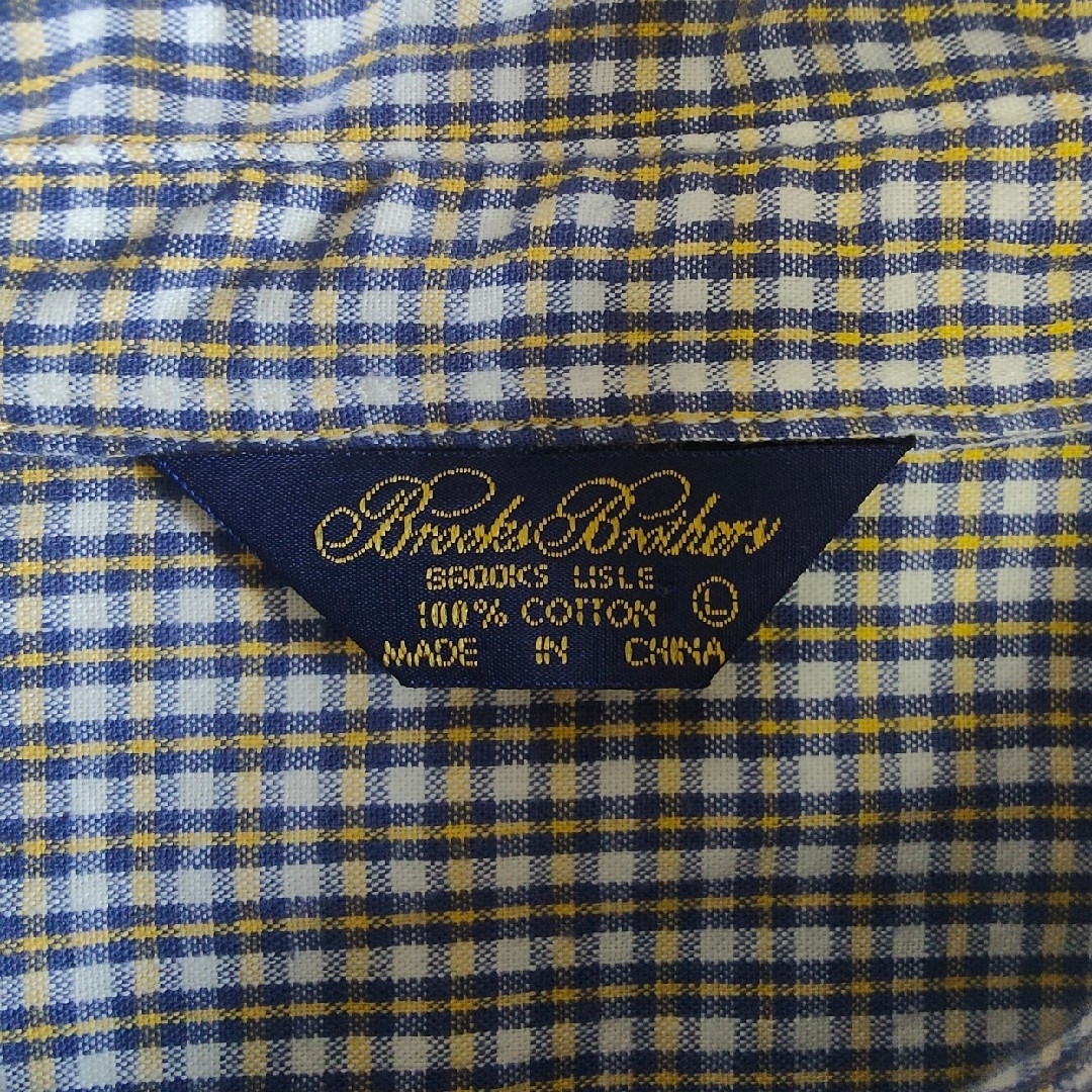 Brooks Brothers(ブルックスブラザース)の【BrooksBrothers】ブルックスブラザーズ ロゴ刺繍 チェックシャツ メンズのトップス(シャツ)の商品写真