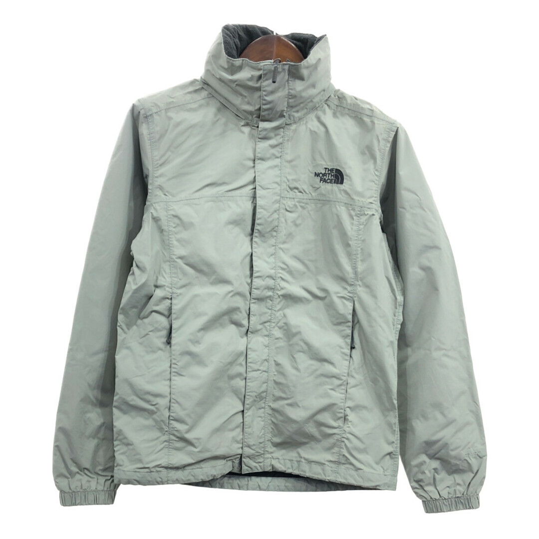 THE NORTH FACE(ザノースフェイス)のTHE NORTH FACE ノースフェイス リップストップ マウンテンパーカー アウトドア ワンポイントロゴ グレー (メンズ S) 中古 古着 Q2302 メンズのジャケット/アウター(その他)の商品写真