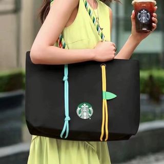 スターバックスコーヒー(Starbucks Coffee)の海外 スターバックス 23‘ブラック トートバッグ(トートバッグ)