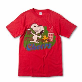 1980s アルテックス スヌーピー ウッドストック 乾杯 Tシャツ ビンテージ(Tシャツ/カットソー(半袖/袖なし))