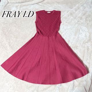 FRAY I.D - ✨極美品✨《FRAY I.D》サイズFREE  ニットワンピース