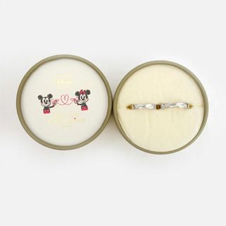 カシオ(CASIO)のDisney / ディズニー ◆ペアリング/PS刻印/シルバーカラー/21号/16号 【リング/指輪/アクセサリー】 メンズファッション【中古】 [0220484000](リング(指輪))