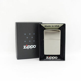 Zippo / ジッポ ◆オイルライター/鏡面仕上/シルバーカラー/2016年製 【喫煙具/煙草/タバコ/シガレット/ガス/オイル】 メンズファッション【中古】 [0220484500](タバコグッズ)