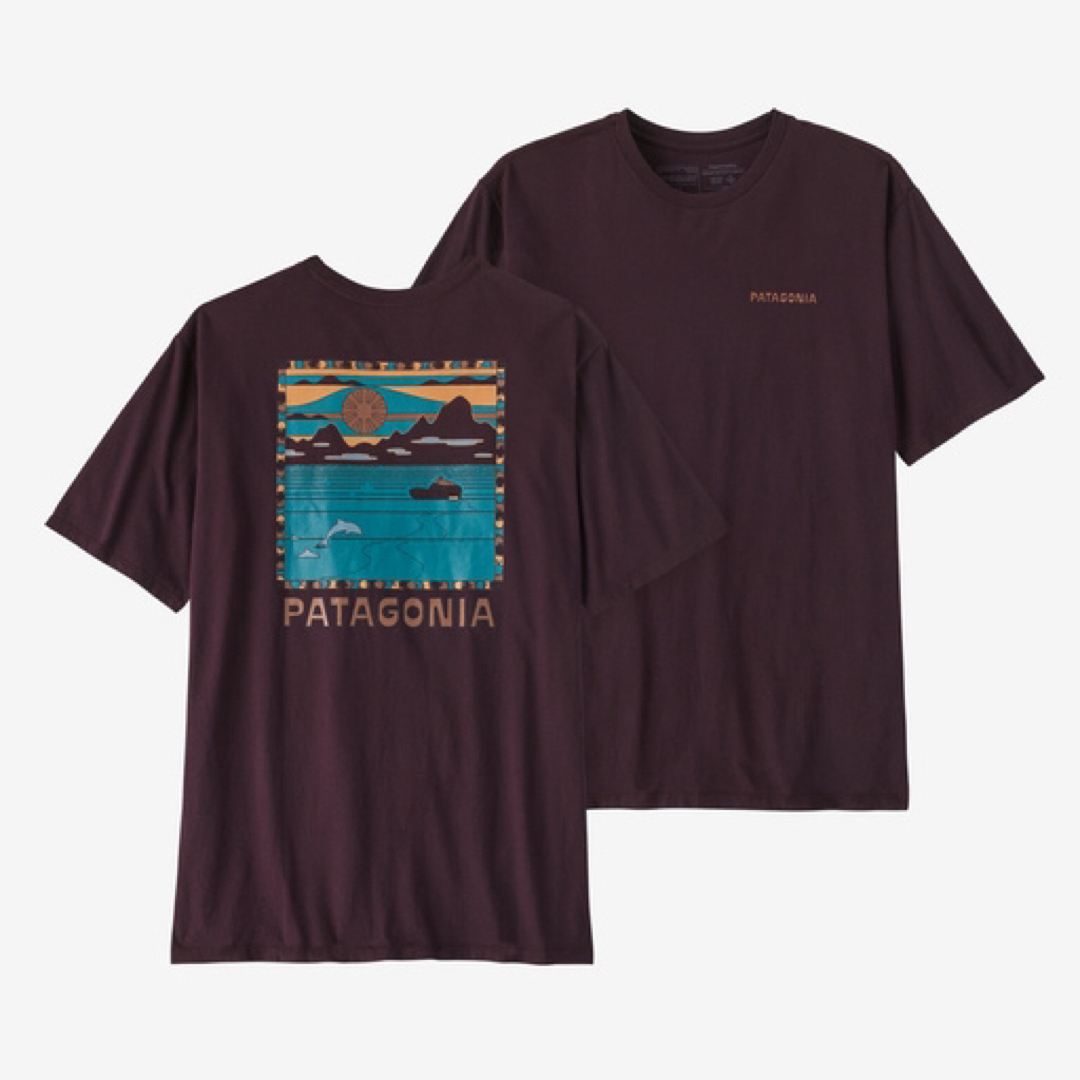 patagonia(パタゴニア)のpatagonia Tシャツ L M's Summit Swell OBPL メンズのトップス(Tシャツ/カットソー(半袖/袖なし))の商品写真