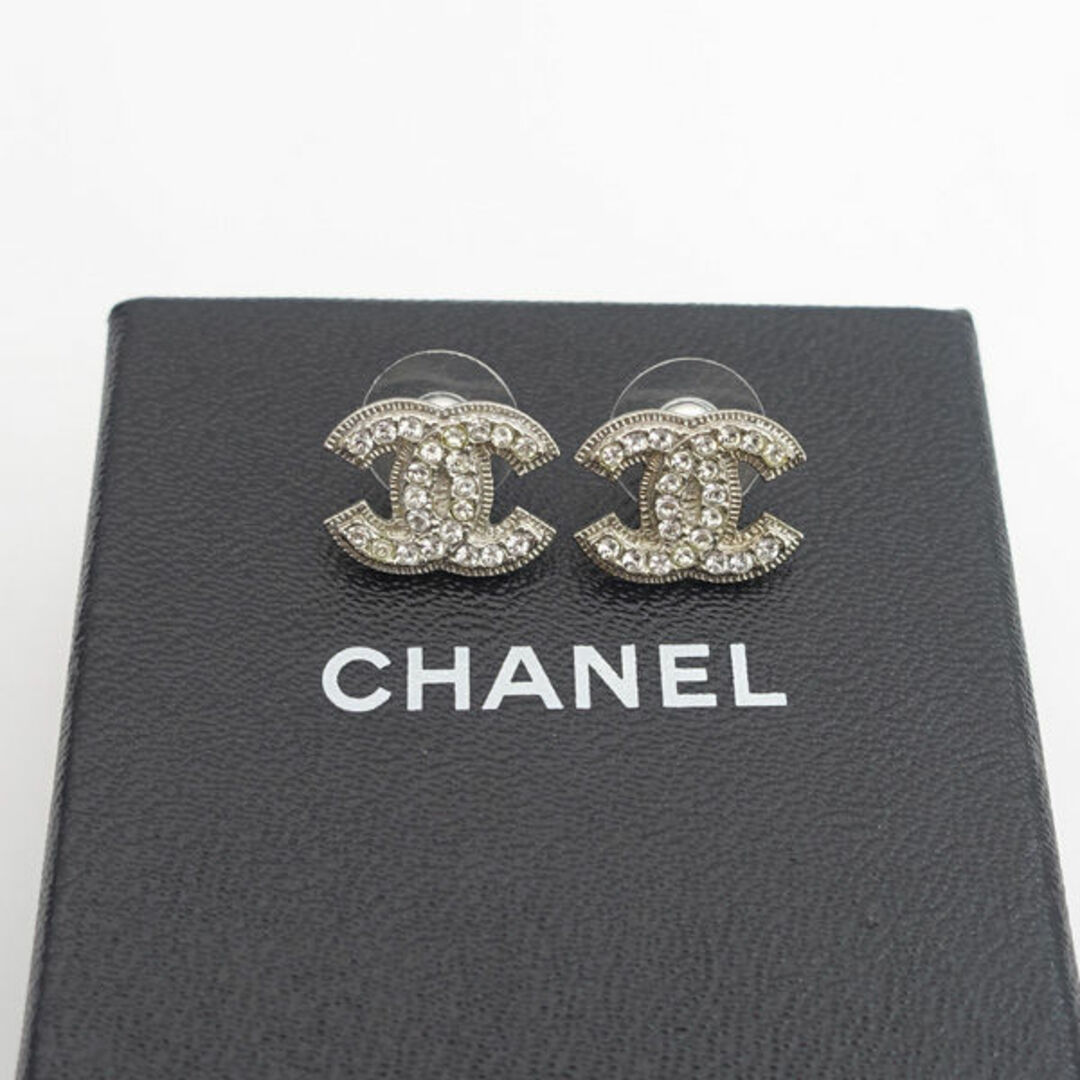 上品スタイル CHANEL / シャネル ◇ココマーク ピアス 両耳用 ラインストーン 指輪