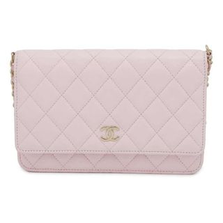 シャネル(CHANEL)のシャネル チェーンウォレット マトラッセ パール ココマーク ラムスキン AP2579 CHANEL 財布(財布)