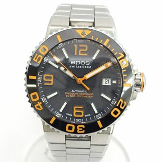 EPOS ◆スポーティブダイバーズウォッチ Sportive Diver オートマ 自動巻 メンズウォッチ 3441ABKORM 【メンズ/MEN/男性/ボーイズ/紳士】【腕時計/うでとけい/ウォッチ/Watch】 【自動巻】【中古】 [0220485252](腕時計(アナログ))