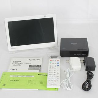 パナソニック(Panasonic)のパナソニック プライベート・ビエラ UN-10E9-W ポータブルテレビ 10V型 Panasonic 本体(テレビ)