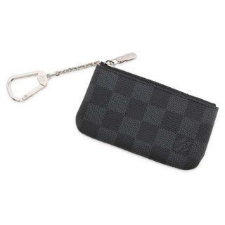 ルイヴィトン(LOUIS VUITTON)のルイヴィトン コインケース ダミエ・グラフィット ポシェット・クレ N60155 黒 ブラック(コインケース/小銭入れ)