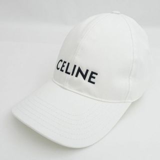 セリーヌ(celine)のCELINE / セリーヌ ◆ベースボール ロゴ キャップ ホワイト SIZE：M C366483 【メンズ/MEN/男性/ボーイズ/紳士】【レディース/ガールズ/LADY/女性/婦人】【帽子/ハット/キャップ/帽】【中古】 [0220485884](キャップ)