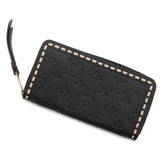 ルイヴィトン(LOUIS VUITTON)のルイヴィトン 長財布 モノグラム アンプラント ジッピー・ウォレット M64805  黒 ブラック(財布)