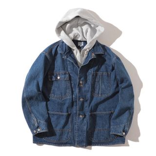 orSlow - 新品 orSlow BEAMS 別注 スウェット フーディ デニム ジャケット