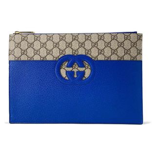 グッチ(Gucci)のグッチ クラッチバッグ インターロッキングG GGスプリームキャンバス 723320 GUCCI バッグ(セカンドバッグ/クラッチバッグ)