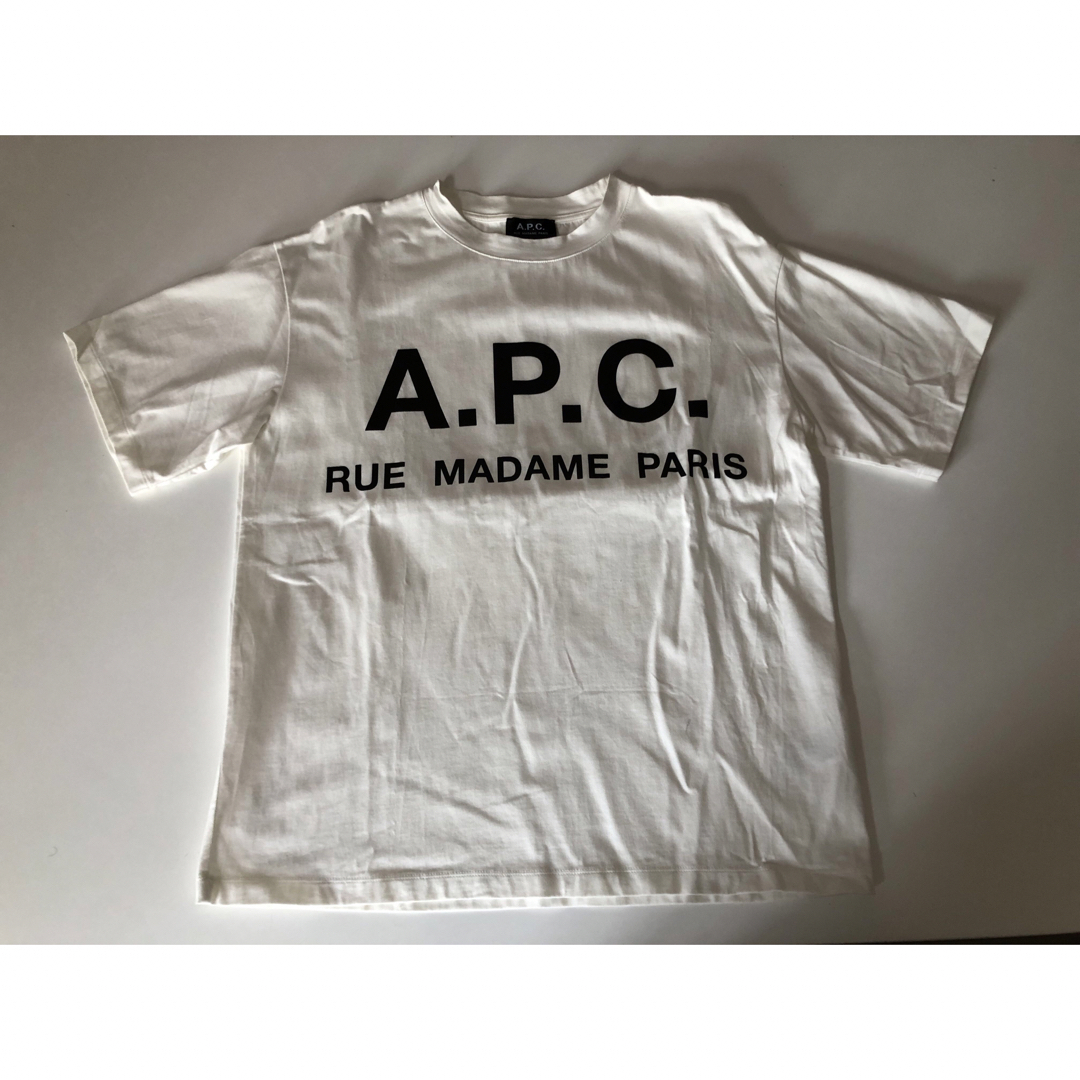 A.P.C(アーペーセー)のA.P.C.IENA 別注オーバーサイズプリントロゴTシャツ レディースのトップス(Tシャツ(半袖/袖なし))の商品写真