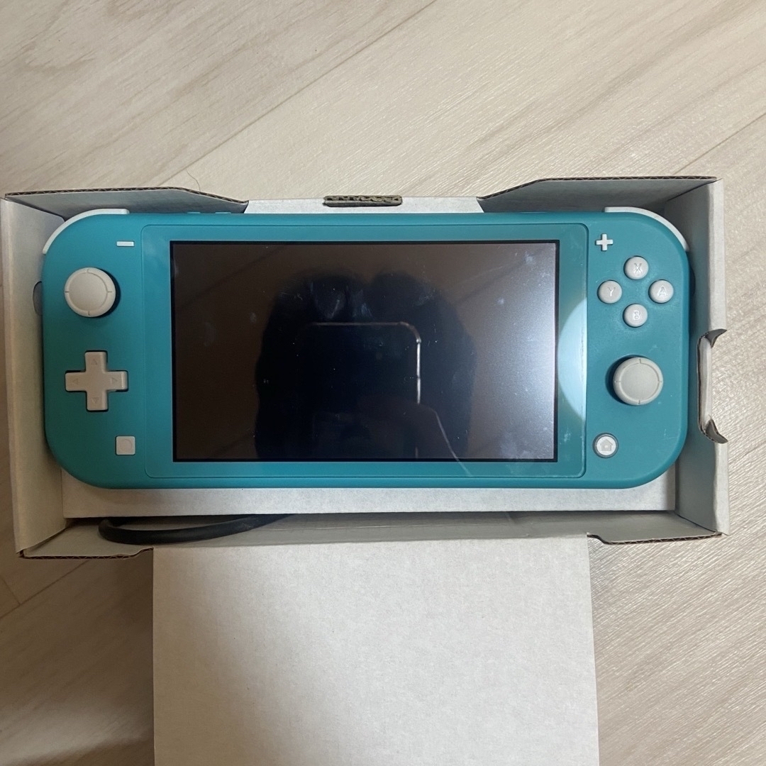 Nintendo Switch(ニンテンドースイッチ)のNintendo Switch Lite 本体　ターコイズ ケース付き エンタメ/ホビーのゲームソフト/ゲーム機本体(携帯用ゲーム機本体)の商品写真