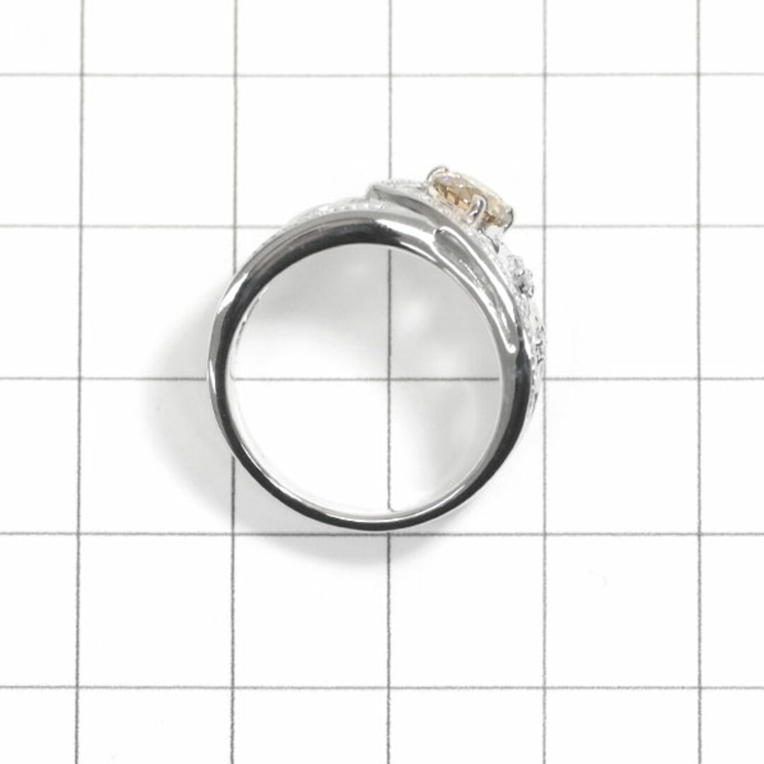 Pt900 ダイヤモンド リング 0.672ct D0.15ct レディースのアクセサリー(リング(指輪))の商品写真