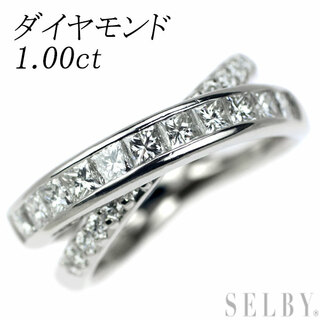 Pt900 ダイヤモンド リング 1.00ct (リング(指輪))