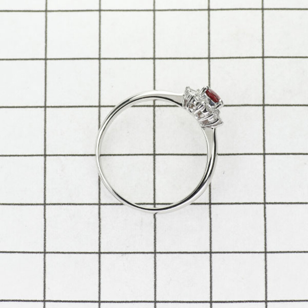 Pt900 ルビー ダイヤモンド リング 0.47ct D0.27ct レディースのアクセサリー(リング(指輪))の商品写真