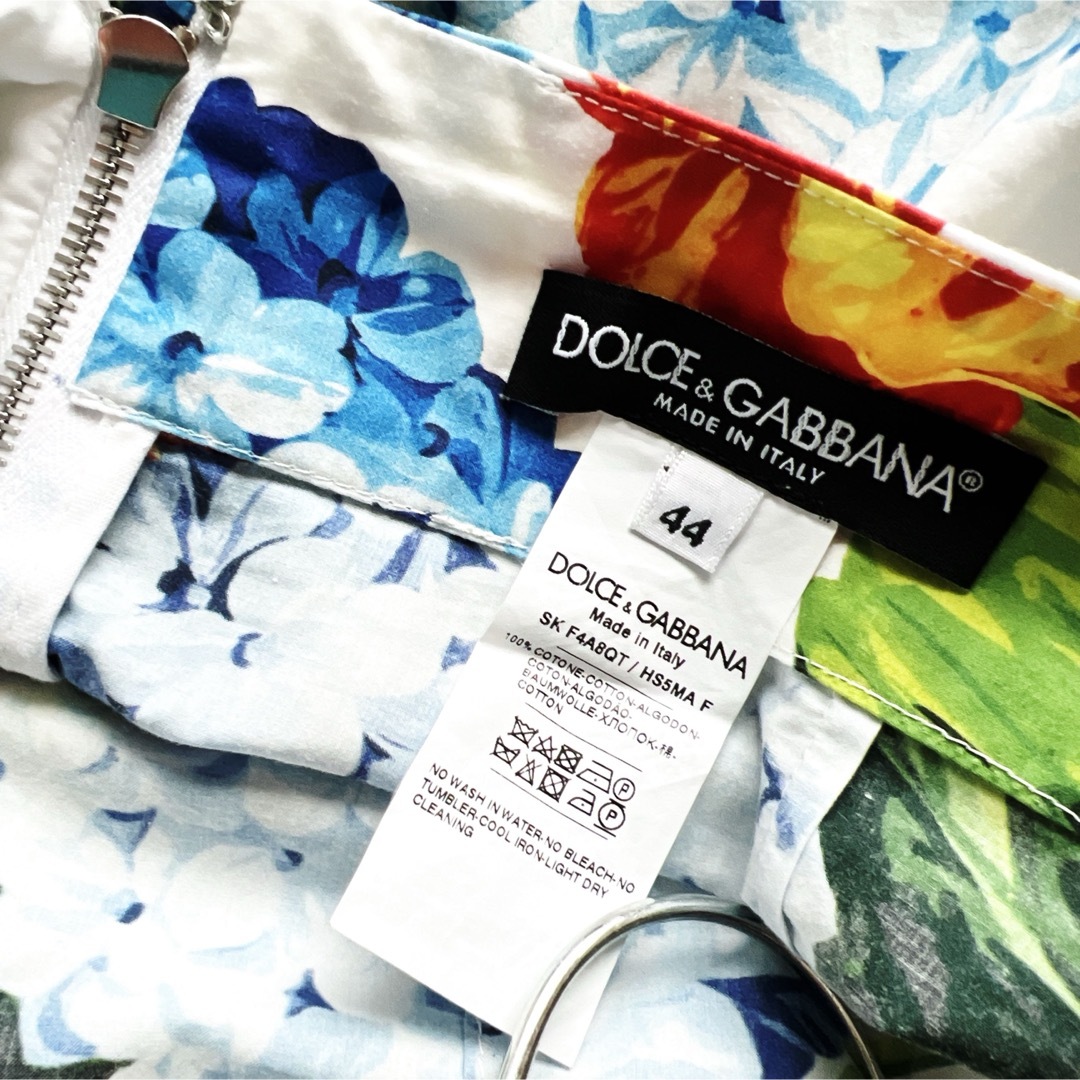 DOLCE&GABBANA(ドルチェアンドガッバーナ)の美品　DOLCE&GABBANA  ドルガバ   花柄　スカート　ワンピース レディースのスカート(ロングスカート)の商品写真