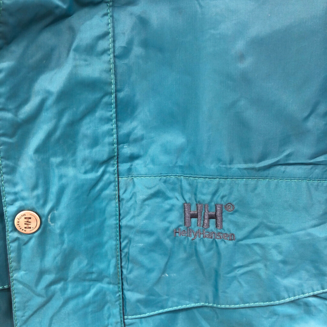 HELLY HANSEN(ヘリーハンセン)のHELLY HANSEN ヘリーハンセン ナイロン マウンテンパーカー アウトドア グリーン (メンズ M) 中古 古着 Q2355 メンズのジャケット/アウター(マウンテンパーカー)の商品写真