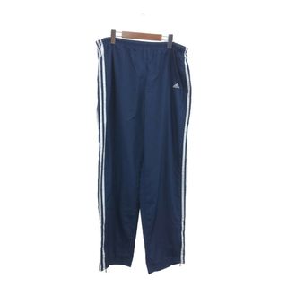 アディダス(adidas)の2000年代～ adidas アディダス ナイロン トラックパンツ スポーツ ネイビー (メンズ XL) 中古 古着 Q2382(その他)