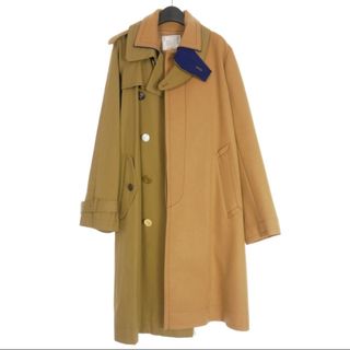 サカイ(sacai)のサカイ sacai ドッキングトレンチコート ステンカラーコート 2 キャメル(ステンカラーコート)