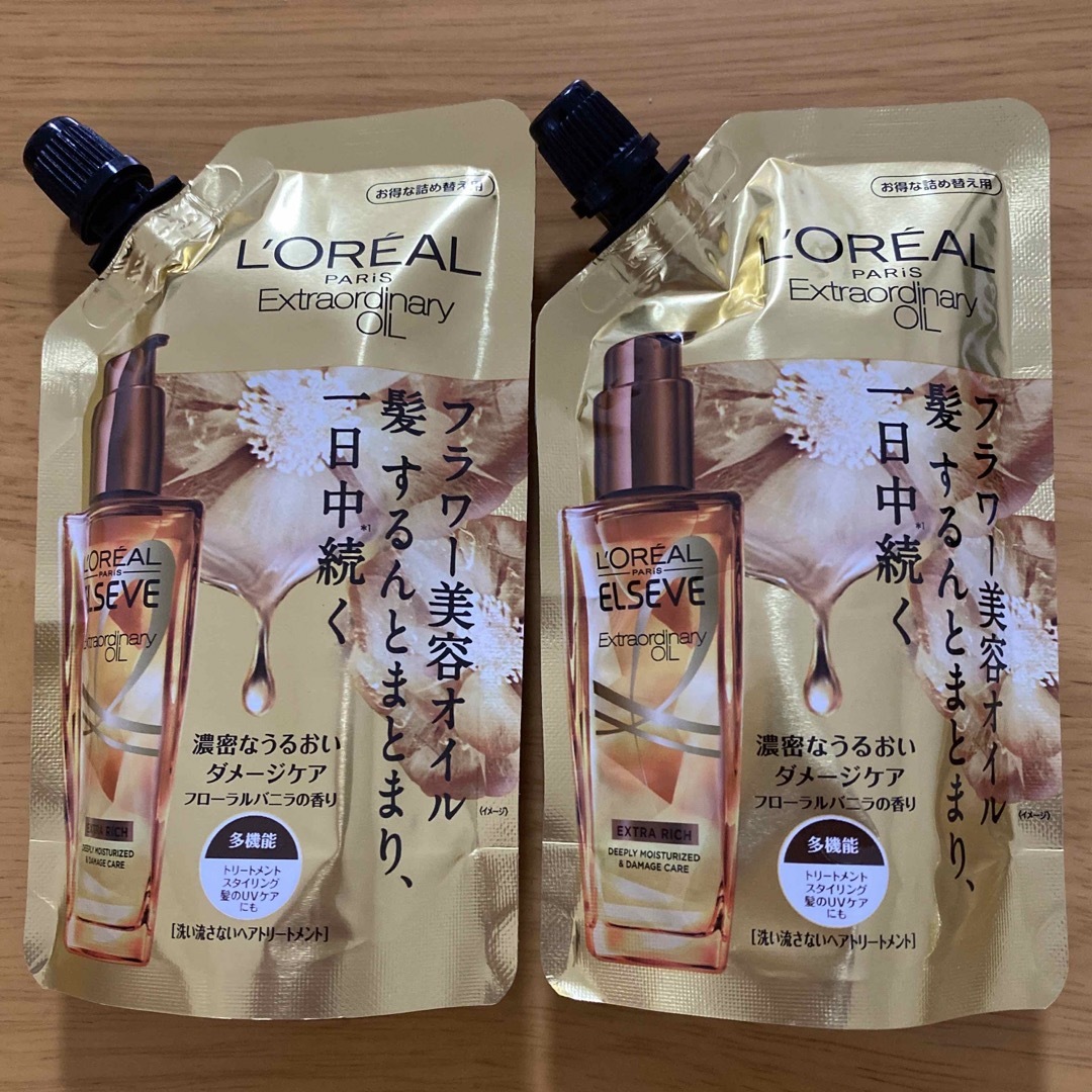 L'Oreal Paris(ロレアルパリ)のロレアル パリ エルセーヴ エクストラリッチ フィニッシュ 詰替用とてもしっとり コスメ/美容のヘアケア/スタイリング(オイル/美容液)の商品写真