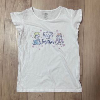 ユニクロ(UNIQLO)の未使用 ユニクロ×ディズニー☆Tシャツ 半袖 アナと雪の女王(Tシャツ/カットソー)