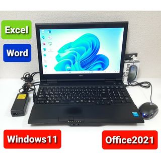 NEC - NEC ノートパソコン Windows11 エクセル ワード パワーポイント