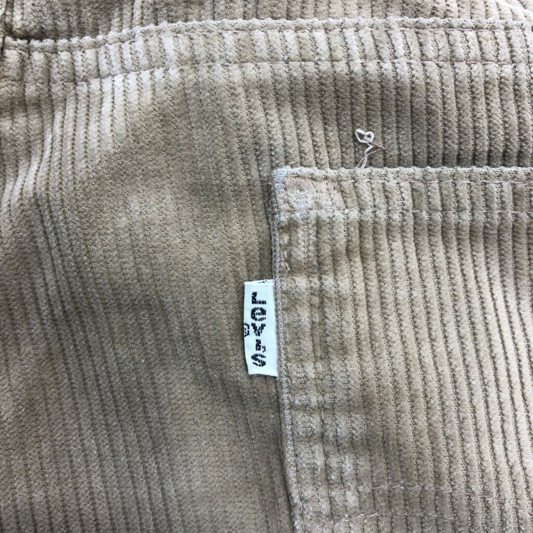 Levi's(リーバイス)の80年代 ベルギー製 Levi's リーバイス 519 コーデュロイ パンツ アメカジ ベージュ (メンズ 34/32相当) 中古 古着 Q2414 メンズのパンツ(その他)の商品写真