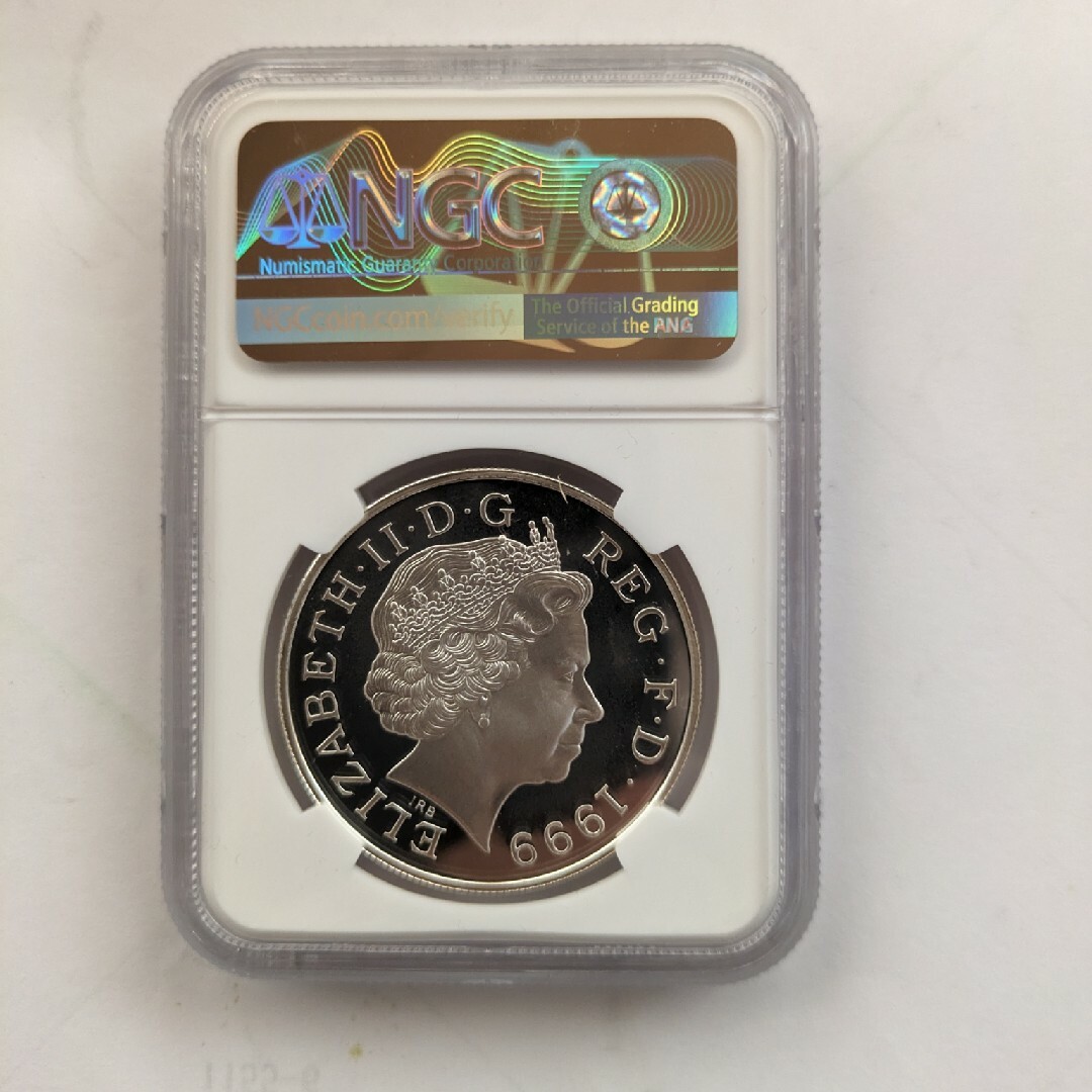 1999年ダイアナ妃追悼銀貨 エンタメ/ホビーの美術品/アンティーク(貨幣)の商品写真