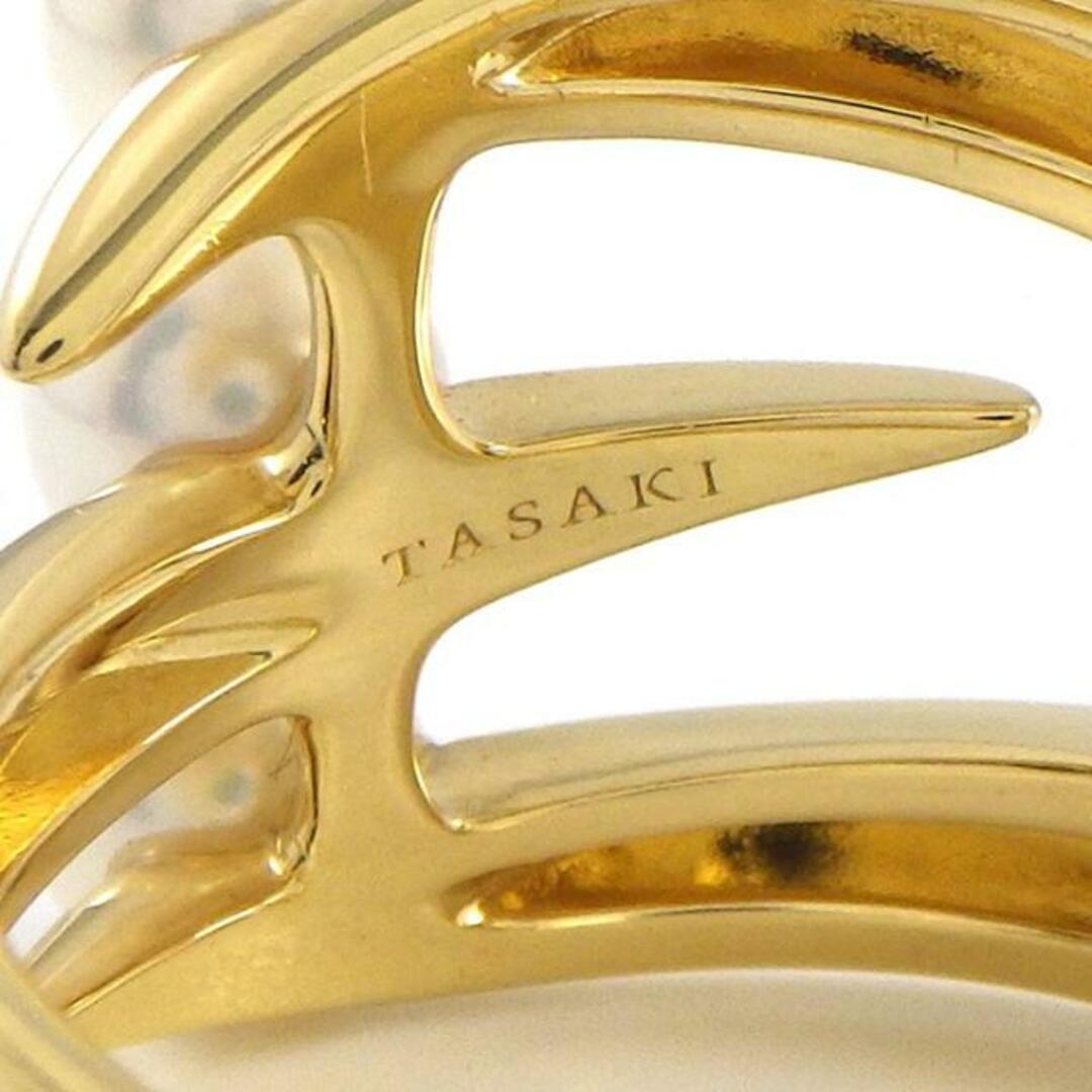 TASAKI(タサキ)のタサキ 田崎真珠 TASAKI リング デインジャー ファング R-4583-18KYG 3ポイント パール 5.0mm珠 K18YG 12号 【中古】 レディースのアクセサリー(リング(指輪))の商品写真