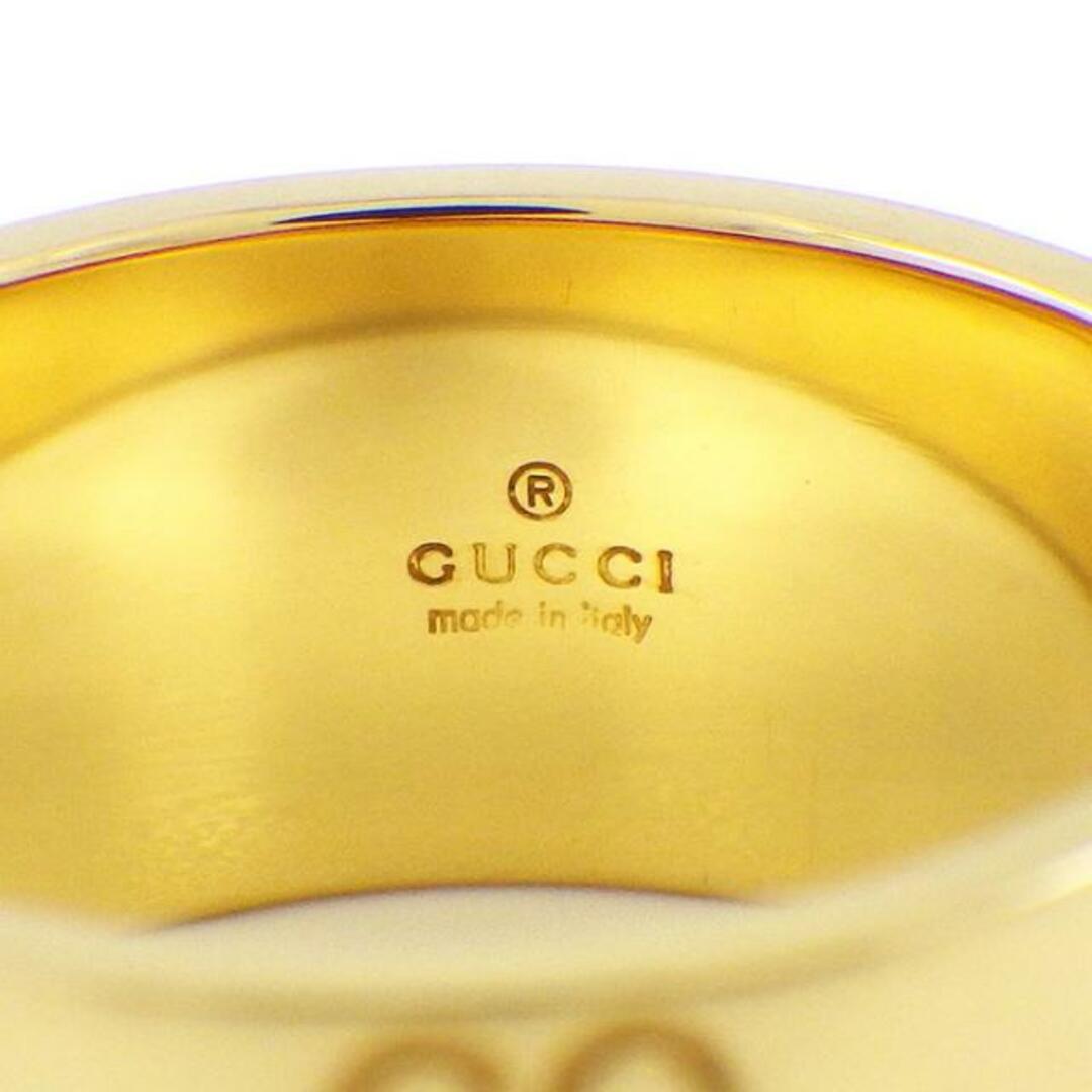 Gucci(グッチ)のグッチ GUCCI リング アイコン ワイド GG ロゴ K18YG 11.5号 / #12 【中古】 レディースのアクセサリー(リング(指輪))の商品写真