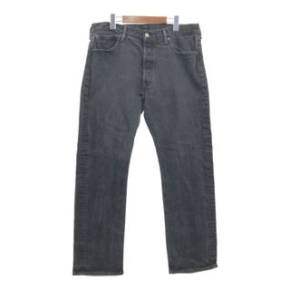 リーバイス(Levi's)のLevi's リーバイス 501 デニムパンツ アメカジ ブラック (メンズ W36 L32) 中古 古着 Q2450(その他)