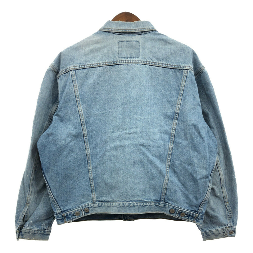 Levi's(リーバイス)のカナダ製 Levi's リーバイス 75525-4891 デニム トラッカージャケット アメカジ ブルー (メンズ L) 中古 古着 Q2455 メンズのジャケット/アウター(その他)の商品写真