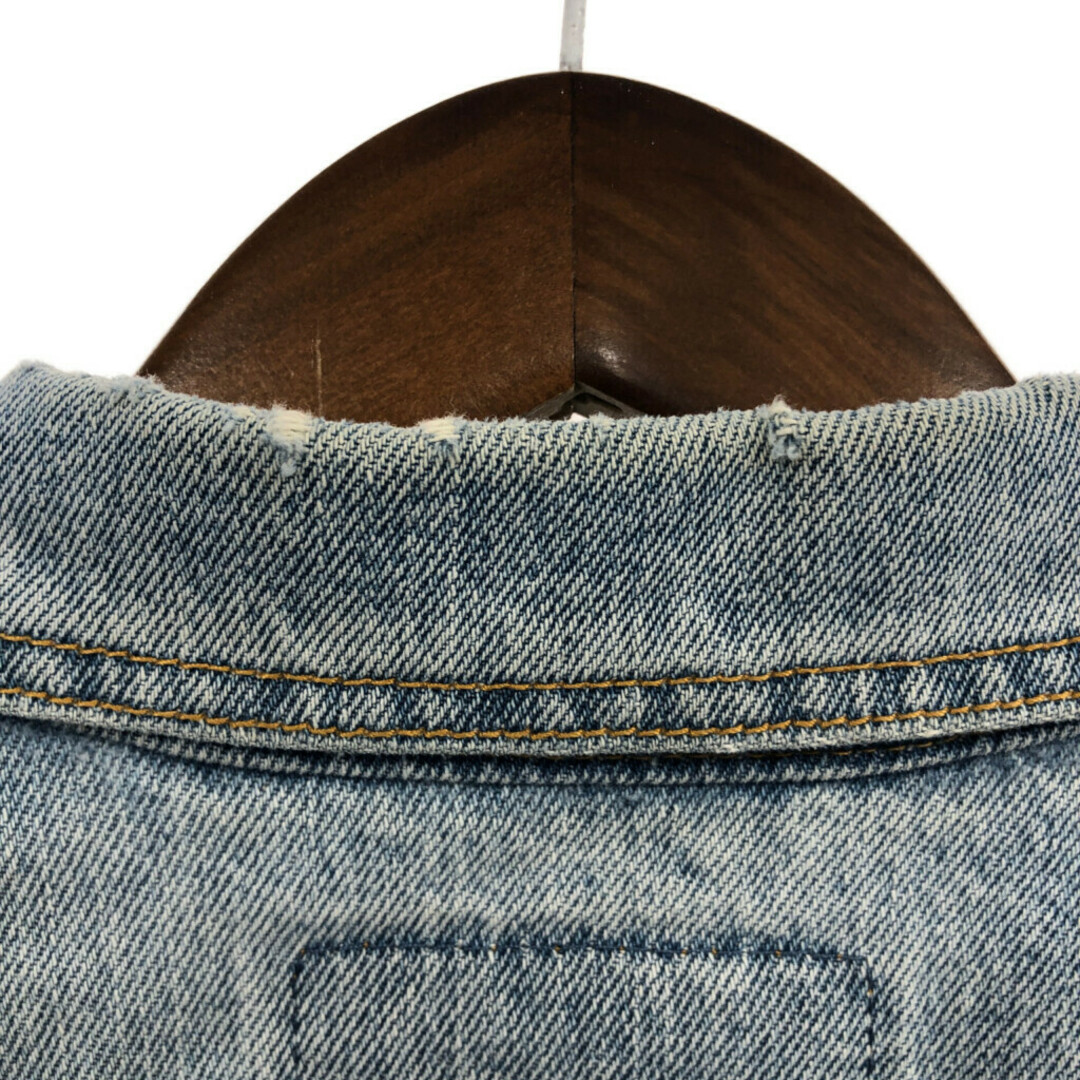 Levi's(リーバイス)のカナダ製 Levi's リーバイス 75525-4891 デニム トラッカージャケット アメカジ ブルー (メンズ L) 中古 古着 Q2455 メンズのジャケット/アウター(その他)の商品写真