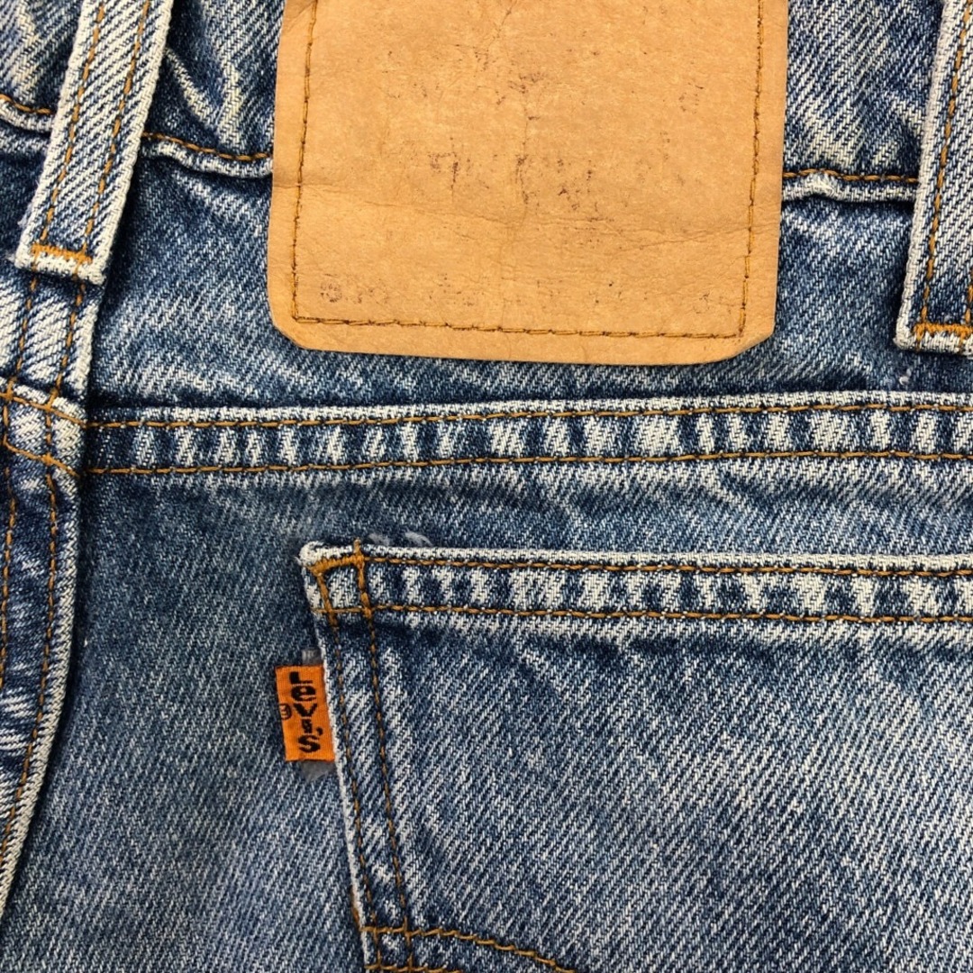 Levi's(リーバイス)の90年代 Levi's リーバイス 550 テーパード デニムパンツ アメカジ オレンジタブ ブルー (メンズ W34 L32) 中古 古着 Q2462 メンズのパンツ(デニム/ジーンズ)の商品写真