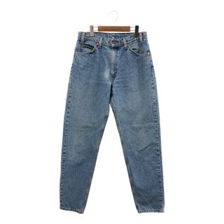 リーバイス(Levi's)の90年代 Levi's リーバイス 550 テーパード デニムパンツ アメカジ オレンジタブ ブルー (メンズ W34 L32) 中古 古着 Q2462(デニム/ジーンズ)